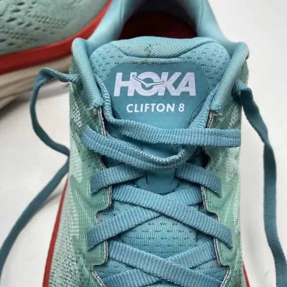 Hoka One One Shoes Women Size 8 Wide Clifton 88 Blue Athletic Road Running 3931
