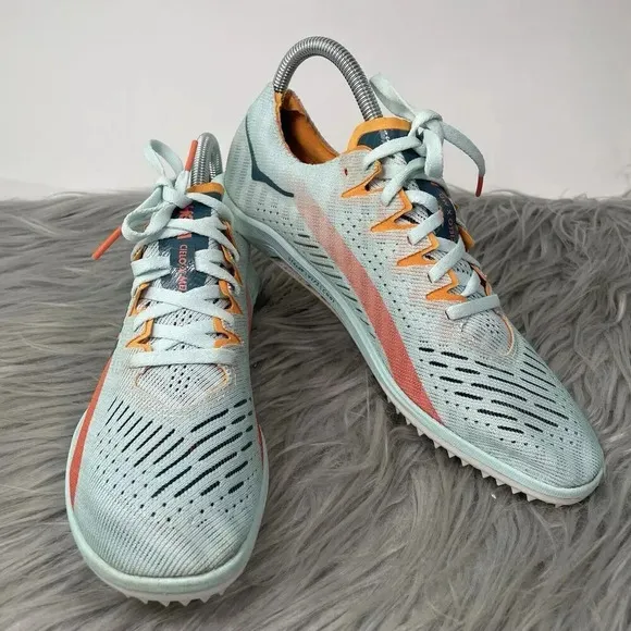 Hoka One One Unisex Cielo X MD Blue Running Cleats Shoes Mens Size 9.5 Womens 8