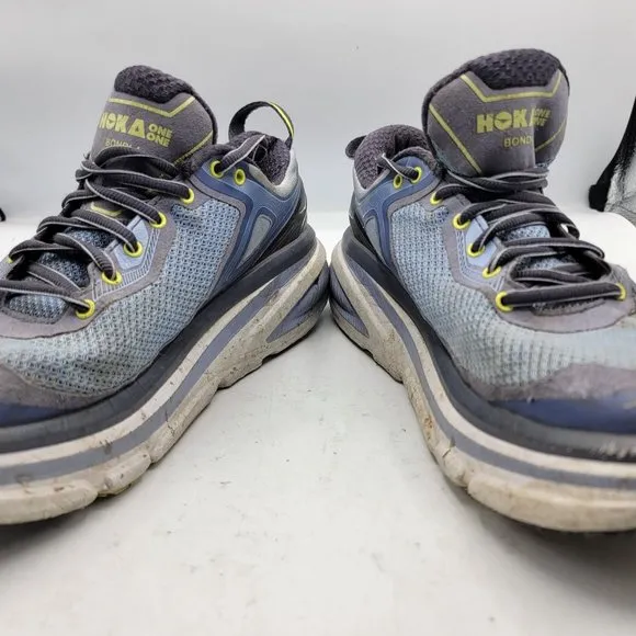 HOKA One One W Bondi 4 Womens Size 8.5 Hydrangea Road Running Shoes 1007862