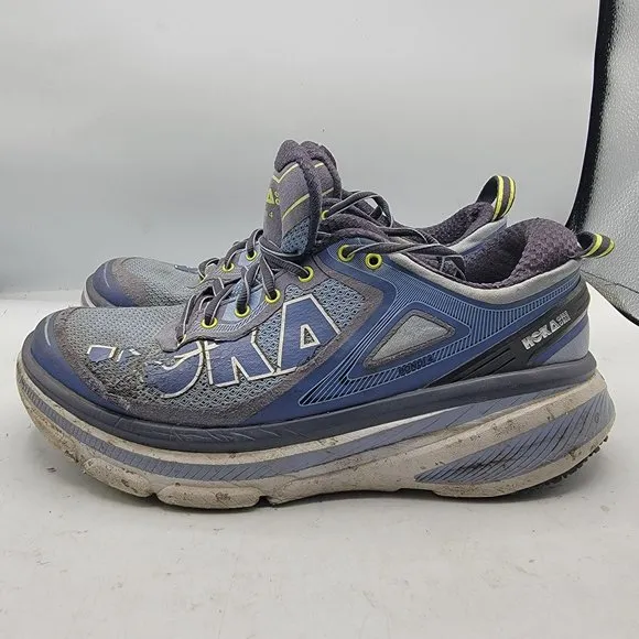 HOKA One One W Bondi 4 Womens Size 8.5 Hydrangea Road Running Shoes 1007862