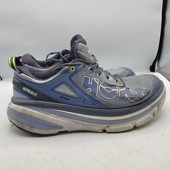 HOKA One One W Bondi 4 Womens Size 8.5 Hydrangea Road Running Shoes 1007862