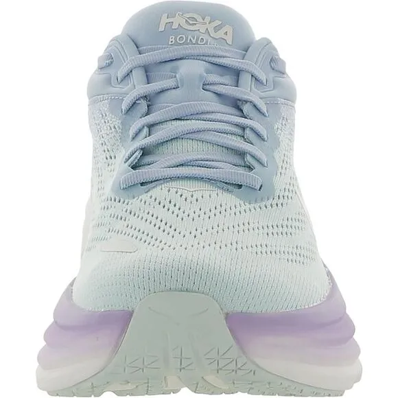 Hoka One One Womens Bondi 8 Blue Athletic and Training Shoes Sneakers NWOB
