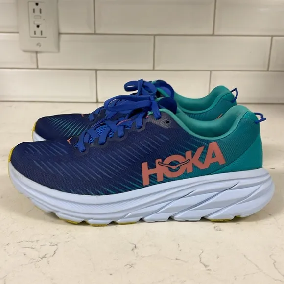 Hoka One One Women’s Rincon 3 Bellwether Blue Ceramic Size 7.5 B