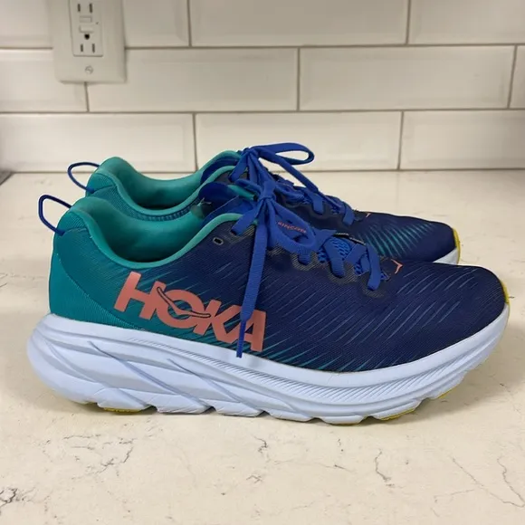 Hoka One One Women’s Rincon 3 Bellwether Blue Ceramic Size 7.5 B