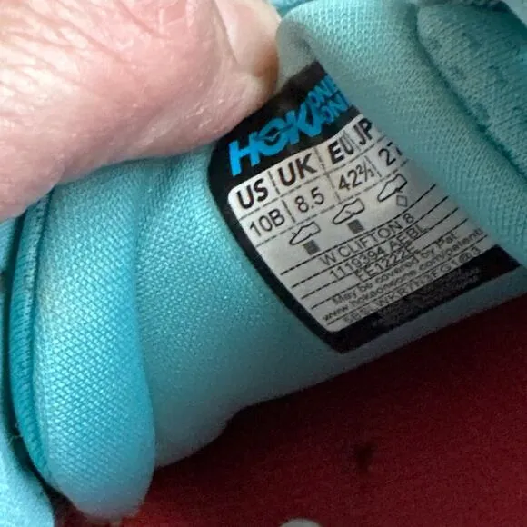 HOKA Womens Clifton Sneakers Tennis Shoes Size 10