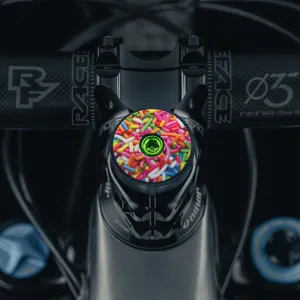 Ice Cream Sprinkles - Custom Bicycle Headset Cap