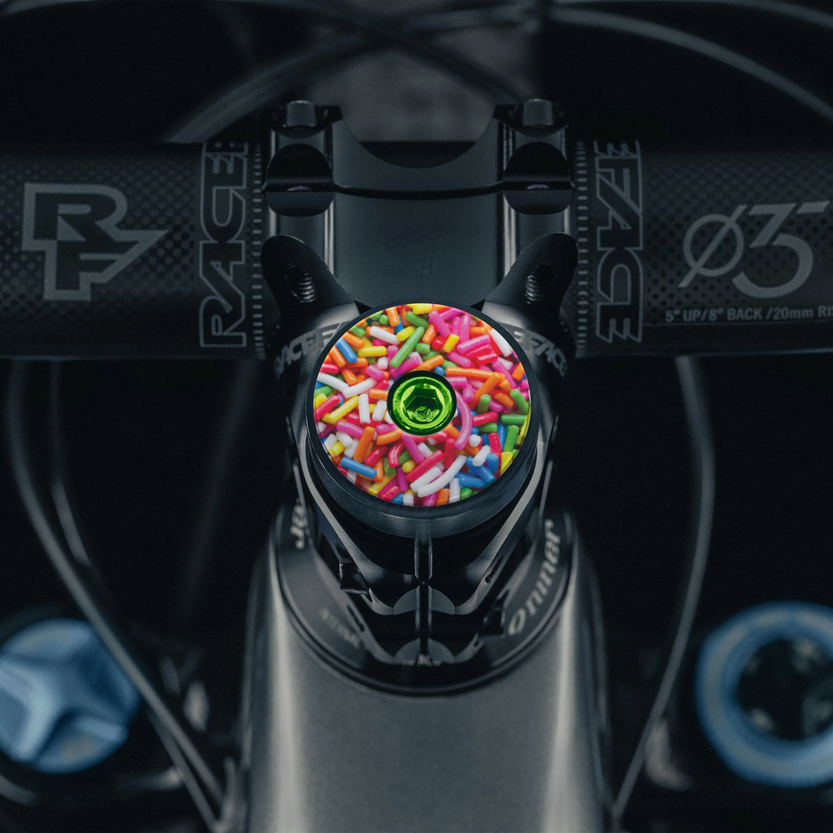 Ice Cream Sprinkles - Custom Bicycle Headset Cap