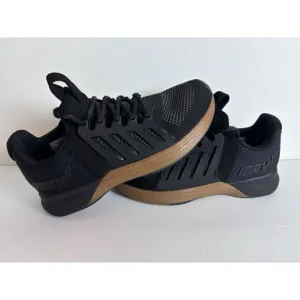 Inov-8 Men's 6 F-Lite G 300 Crossfit Shoes Black Gum Womens 7.5 Workout Rope-Tec
