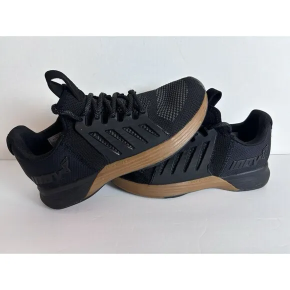 Inov-8 Men's 6 F-Lite G 300 Crossfit Shoes Black Gum Womens 7.5 Workout Rope-Tec