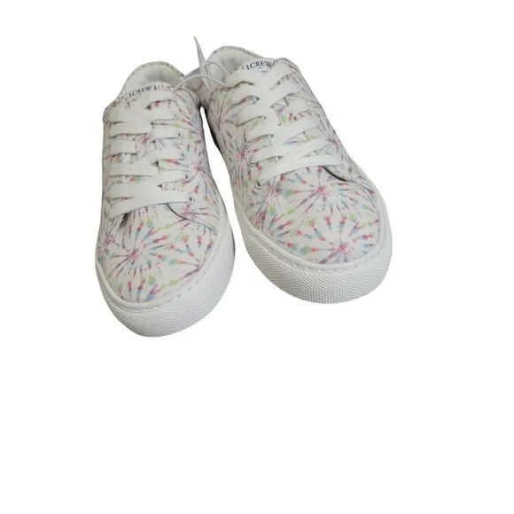 J crew Women's Size 8 M Tie-dyed Road Trip Sneakers Shoes  NEW Without Box!!