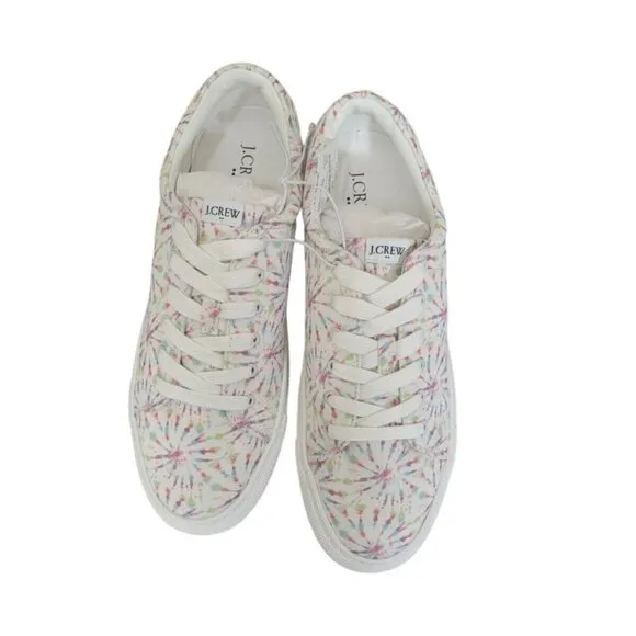 J crew Women's Size 8 M Tie-dyed Road Trip Sneakers Shoes  NEW Without Box!!