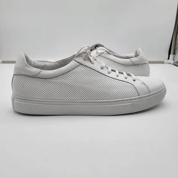Johnston &amp; Murphy 'Jake' Leather Perforated Tennis Shoes Sz 11.5 (100) 24-608