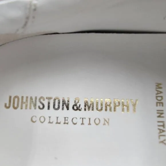 Johnston &amp; Murphy 'Jake' Leather Perforated Tennis Shoes Sz 11.5 (100) 24-608