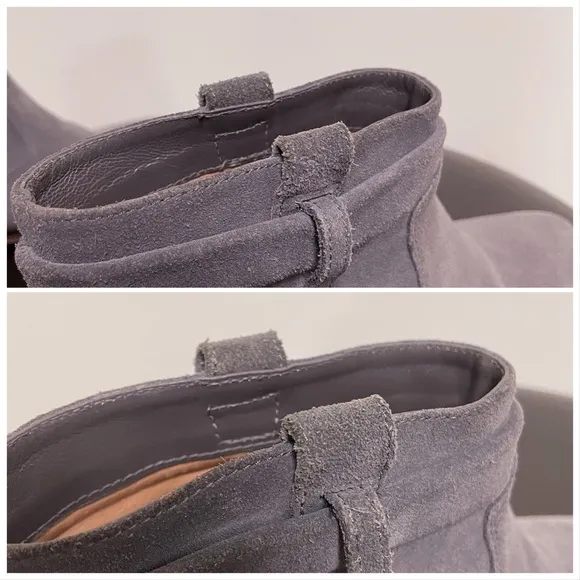 Joie Ajax Gray Suede Western Booties EU 36 US 6