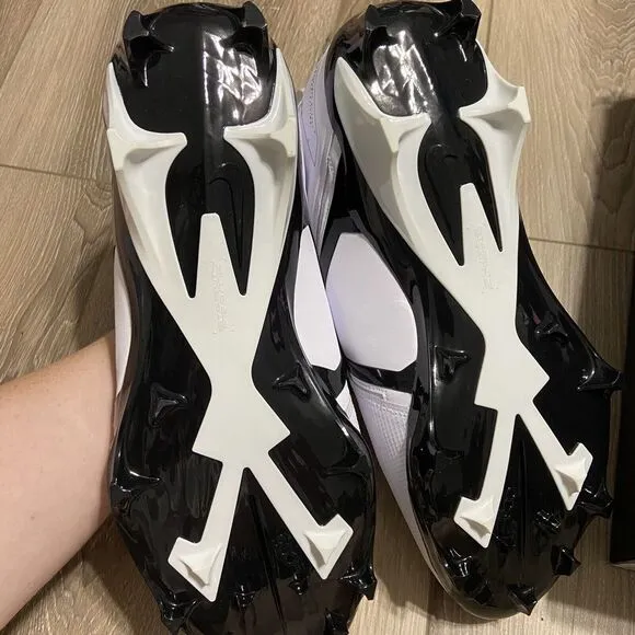 Jordan Alpha Menace Pro 3 White Football Cleats - DH3367-100 Men's Sz‎ 14