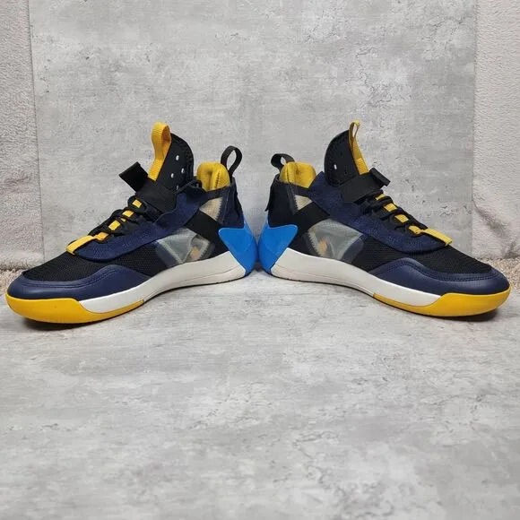 Jordan Defy Sp Rivals Mens Size 10 Black Navy University Gold CJ7698004 Hyper 1A