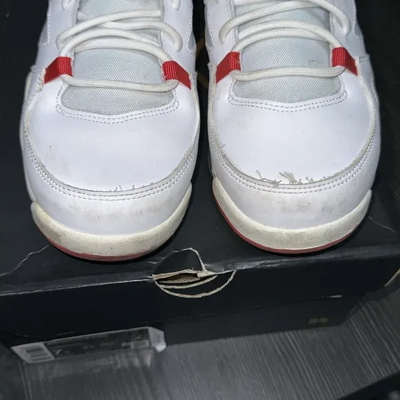 Jordan Flight Club 91 White Mystic Hibiscus Basketball Shoes.(GS)