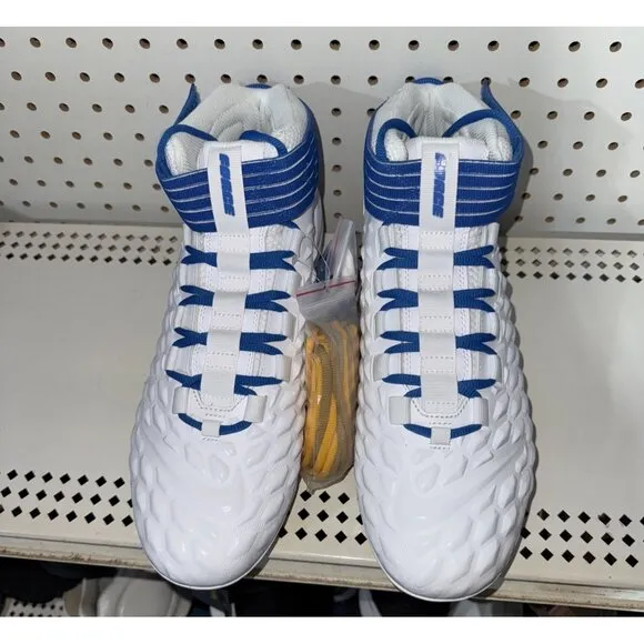 Jordan Force Savage Pro 2 UCLA Bruins PE Mens Football Cleats Size 12.5 White