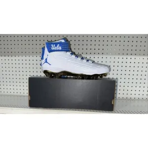 Jordan Force Savage Pro 2 UCLA Bruins PE Mens Football Cleats Size 12.5 White