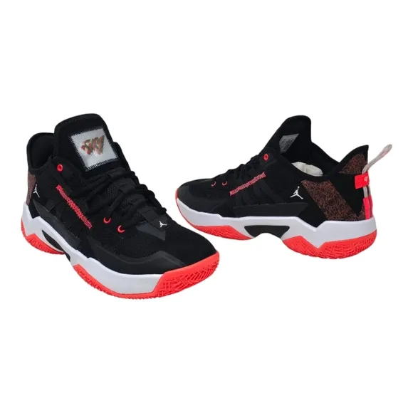 Jordan One Take 2 II Nike CW2457 006  Men's Size 9.5 Black Red White Brand New