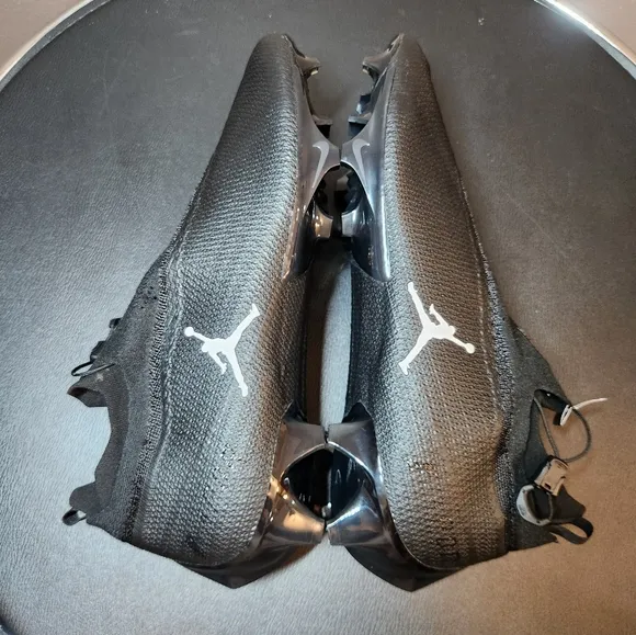 Jordan Vapor Edge Elite 360 Flyknit Football Cleats sz 16 New Black