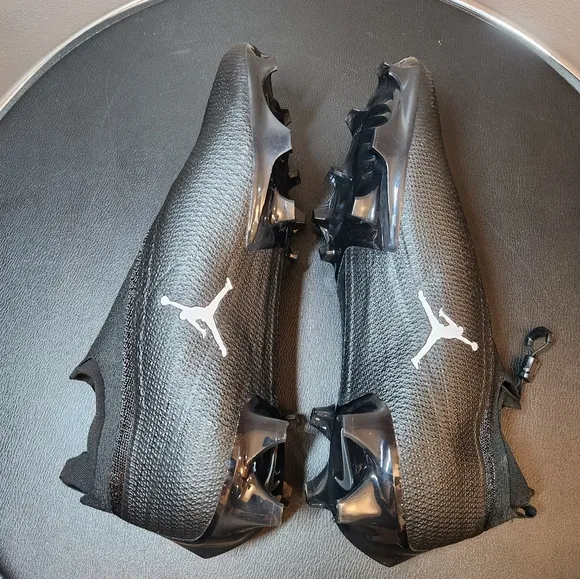 Jordan Vapor Edge Elite 360 Flyknit Football Cleats sz 16 New Black