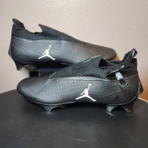 Jordan Vapor Edge Elite 360 Flyknit Football Cleats sz 16 New Black