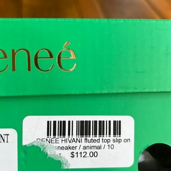J.Renee leopard animal print slip on New with box flats in size 10.