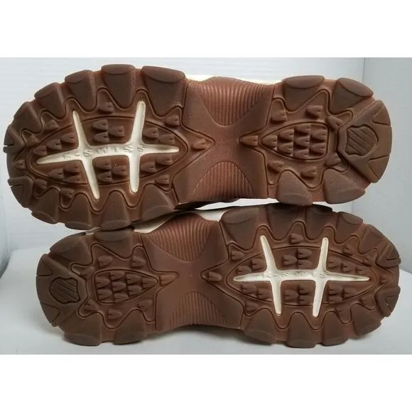 K Swiss Brown Tan Men's Sneakers US Size 8 XW, Outdoor Hiking Shoes 03426-265