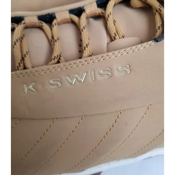 K Swiss Brown Tan Men's Sneakers US Size 8 XW, Outdoor Hiking Shoes 03426-265