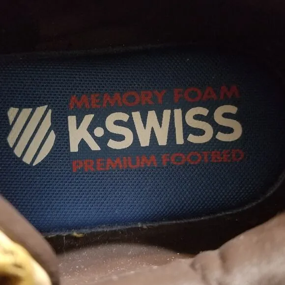 K Swiss Brown Tan Men's Sneakers US Size 8 XW, Outdoor Hiking Shoes 03426-265