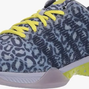 K-Swiss Hypercourt Express Blue Leopard Tennis Shoes.