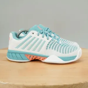 K-Swiss Hypercourt Women Size 6 Shoes Nile Blue White Pickleball Tennis Sneakers