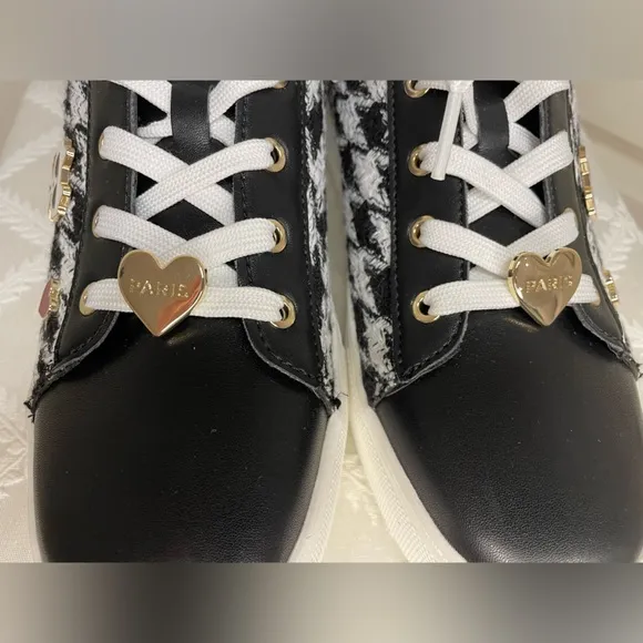Karl Lagerfeld Herringbone Tennis Shoes