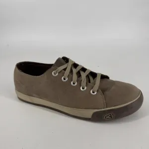 Keen shoes mens 11.5 taupe leather casual outdoor trail gorpcore hiking camping