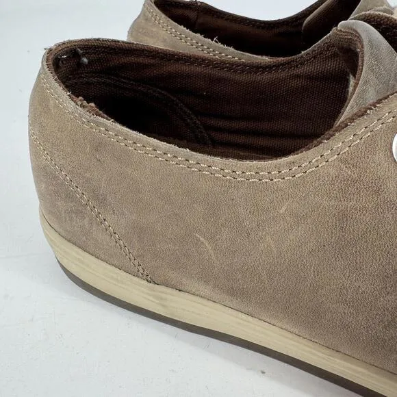 Keen shoes mens 11.5 taupe leather casual outdoor trail gorpcore hiking camping