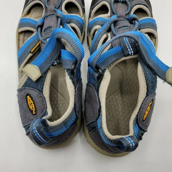 Keen Venice H2 Kids Size 2 Blue Gray Comfort Closed Toe Hiking Sandals 1014940