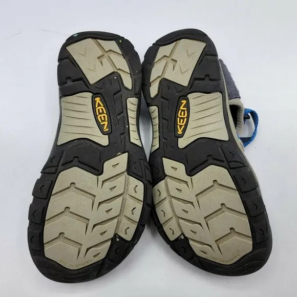 Keen Venice H2 Kids Size 2 Blue Gray Comfort Closed Toe Hiking Sandals 1014940