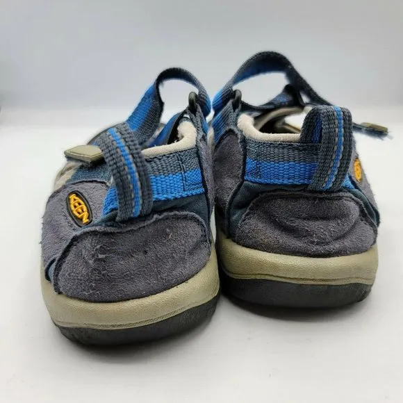 Keen Venice H2 Kids Size 2 Blue Gray Comfort Closed Toe Hiking Sandals 1014940