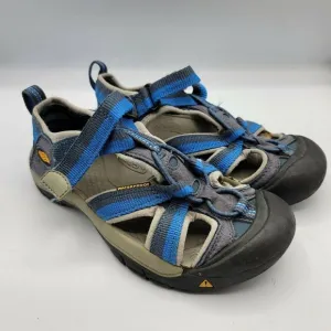 Keen Venice H2 Kids Size 2 Blue Gray Comfort Closed Toe Hiking Sandals 1014940