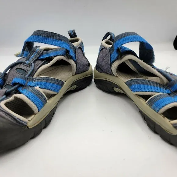 Keen Venice H2 Kids Size 2 Blue Gray Comfort Closed Toe Hiking Sandals 1014940