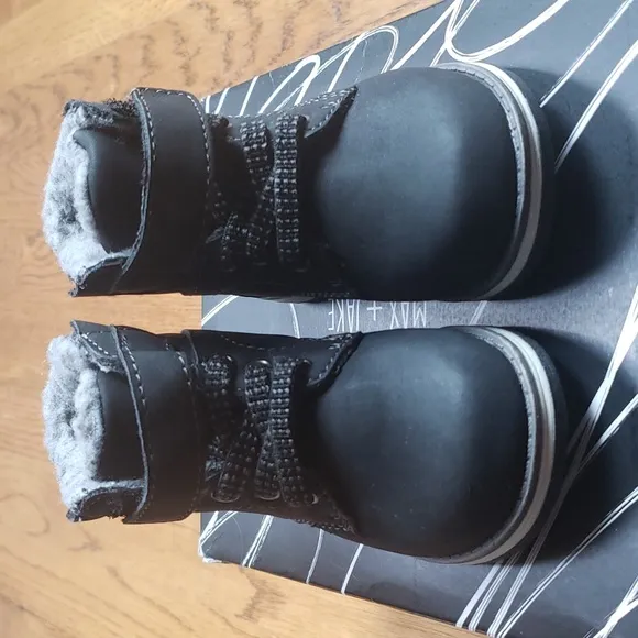 Kids Lil Luke Boot Black Max   Jake Toddler Size 5