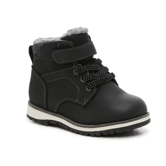 Kids Lil Luke Boot Black Max   Jake Toddler Size 5