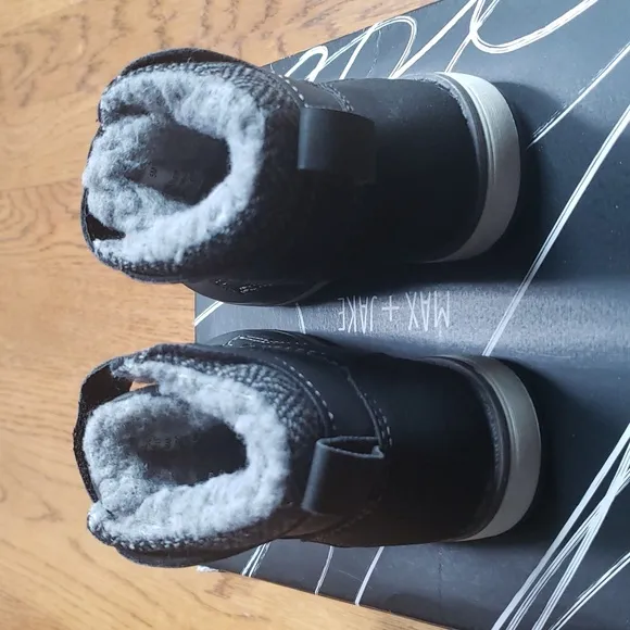 Kids Lil Luke Boot Black Max   Jake Toddler Size 5