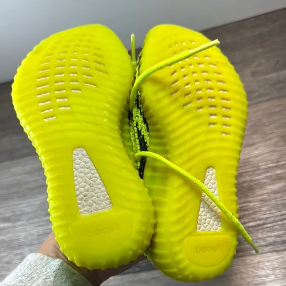 Kids Neon Green Yeezy Sneakers size 12