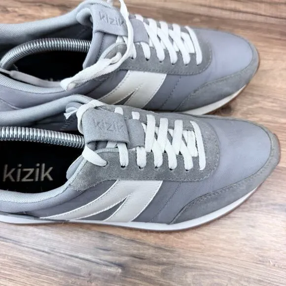 Kizik Milan Sneakers Men’s Size 10 Wo’s M 11.5 Gray Suede Shoes Sneakers Comfort