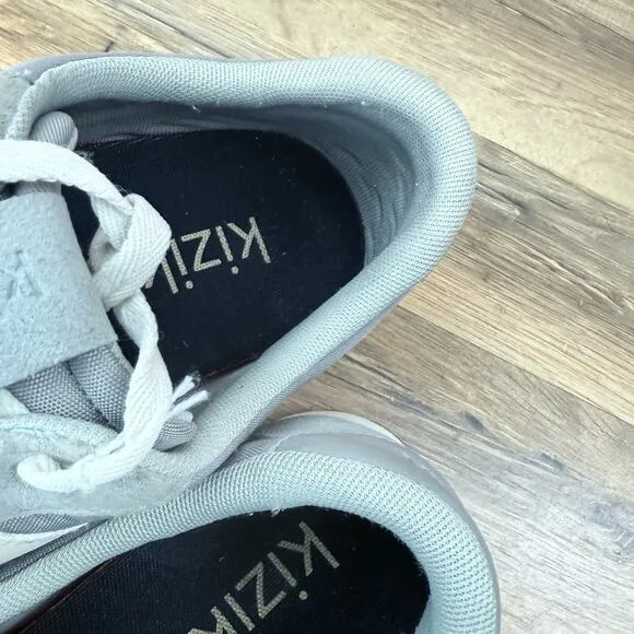 Kizik Milan Sneakers Men’s Size 10 Wo’s M 11.5 Gray Suede Shoes Sneakers Comfort