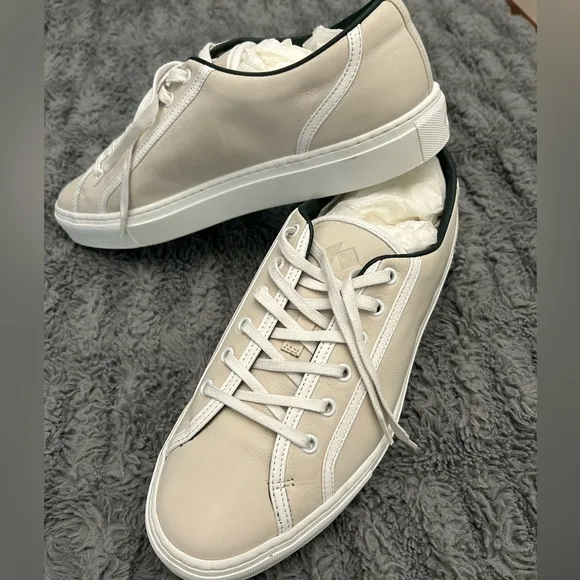 KOIO made in Italy Women’s Capri Leather Low Top Sneakers Size 9 NWOT