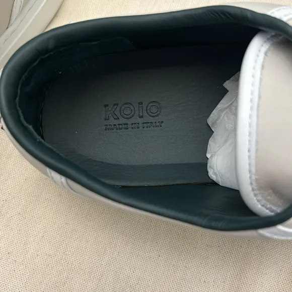 KOIO made in Italy Women’s Capri Leather Low Top Sneakers Size 9 NWOT
