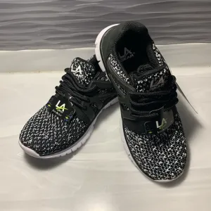 LA Gear Live active Brody Tennis Shoes NEW Size Child’s 1 Black/White VERY RARE